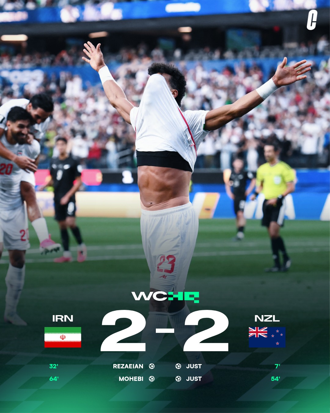 Iran-Nuova Zelanda 2-2: Polemiche Al Mondiale