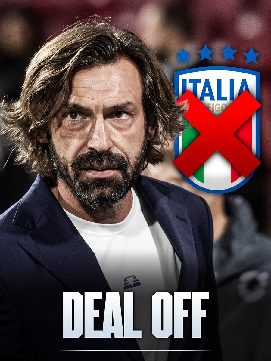 Pirlo, Salta La Nomina: Federazione Blocca L’Affare ️