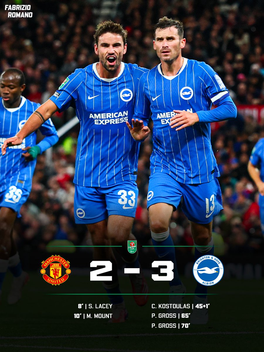 Brighton Elimina Manchester United ️