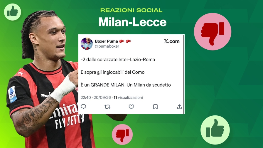 Milan Batte Lecce 3-0, Moreira Brilla