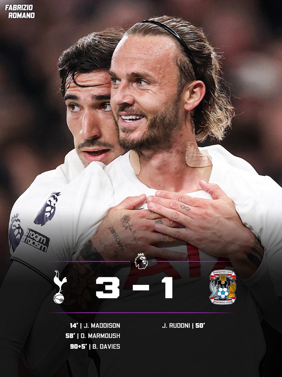 Tottenham, Prima Vittoria In Premier Dopo 148 Giorni ️